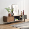 HM Furniture - Mocha Wood Entertainment Ensemble